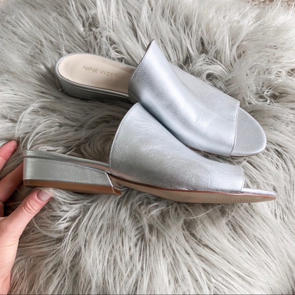 nine west lynneah slide sandals